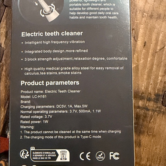 Advanced Electric Teeth Cleaner - White - Picture 4 of 5
